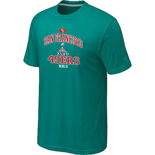 Men's San Francisco 49ers Super Bowl XLVII Heart & Soul Green T-Shirt,We sell and wholesale Men's San Francisco 49ers Super Bowl XLVII Heart & Soul Green T-Shirt on line form chian!