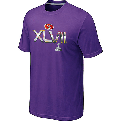 Men's San Francisco 49ers Super Bowl XLVII On Our Way Purple T-Shirt,We sell and wholesale Men's San Francisco 49ers Super Bowl XLVII On Our Way Purple T-Shirt on line form chian!