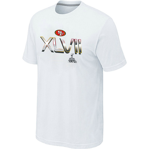 Men's San Francisco 49ers Super Bowl XLVII On Our Way White T-Shirt,We sell and wholesale Men's San Francisco 49ers Super Bowl XLVII On Our Way White T-Shirt on line form chian!