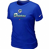 Miami Dolphins Blue Women's Critical Victory T-Shirt
