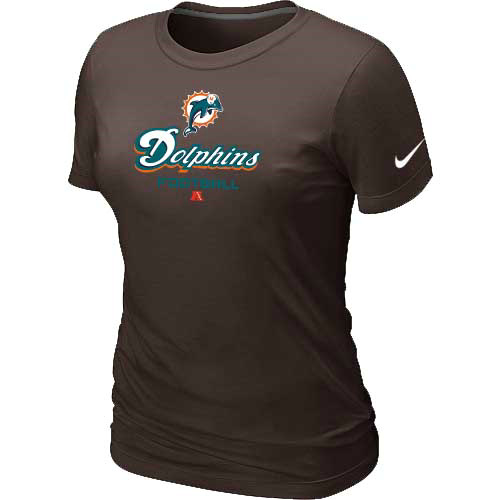 Miami Dolphins Brown Women's Critical Victory T-Shirt,We sell and wholesale Miami Dolphins Brown Women's Critical Victory T-Shirt on line form chian!
