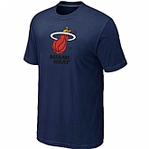 Miami Heat Big & Tall Primary Logo D.Blue T-Shirt,baseball caps,new era cap wholesale,wholesale hats