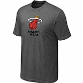 Miami Heat Big & Tall Primary Logo D.Grey T-Shirt,baseball caps,new era cap wholesale,wholesale hats