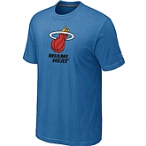 Miami Heat Big & Tall Primary Logo L.Biue T-Shirt,baseball caps,new era cap wholesale,wholesale hats