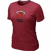 Miami Heat Big & Tall Primary Logo Red Women's T-Shirt,baseball caps,new era cap wholesale,wholesale hats
