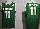 Michigan State Spartans #11 Keith Appling Green Jerseys,baseball caps,new era cap wholesale,wholesale hats