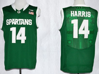 Michigan State Spartans #14 Gary Harris Green Jerseys,We sell and wholesale Michigan State Spartans #14 Gary Harris Green Jerseys on line form chian!