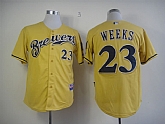 Milwaukee Brewers #23 Weeks 2013 Authentic Alternate Cool Base Jerseys,baseball caps,new era cap wholesale,wholesale hats