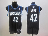 Minnesota Timberwolves #42 Kevin Love Revolution 30 Swingman Black Jerseys,baseball caps,new era cap wholesale,wholesale hats