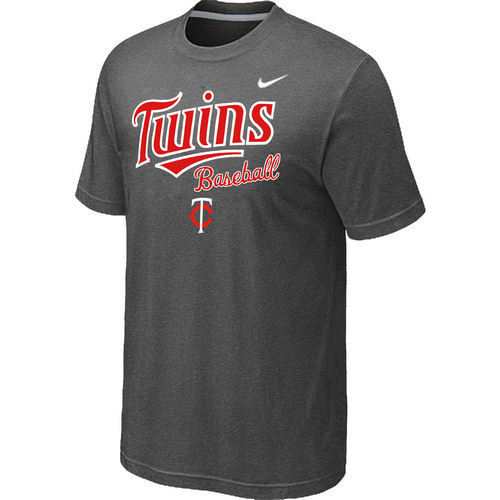 Minnesota Twins 2014 Home Practice T-Shirt - Dark Grey,We sell and wholesale Minnesota Twins 2014 Home Practice T-Shirt - Dark Grey on line form chian!