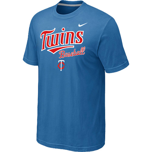 Minnesota Twins 2014 Home Practice T-Shirt - light Blue,We sell and wholesale Minnesota Twins 2014 Home Practice T-Shirt - light Blue on line form chian!