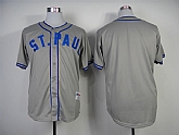Minnesota Twins Blank St.Paul Gray 1948 Throwback Jerseys,baseball caps,new era cap wholesale,wholesale hats