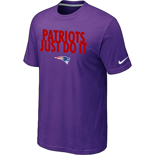 New England Patriots Just Do It Purple T-Shirt,We sell and wholesale New England Patriots Just Do It Purple T-Shirt on line form chian!