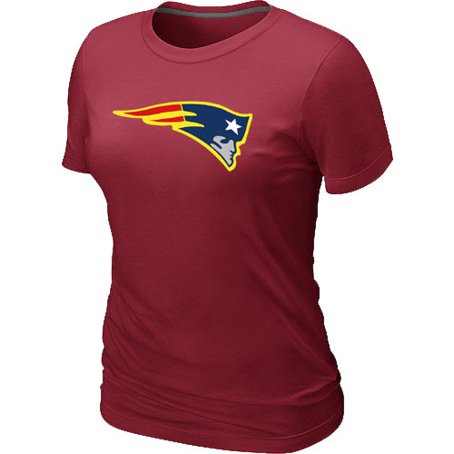 New England Patriots Neon Logo Charcoal Red Women's T-shirt,We sell and wholesale New England Patriots Neon Logo Charcoal Red Women's T-shirt on line form chian!