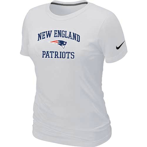 New England Patriots Women's Heart & Soul White T-Shirt,We sell and wholesale New England Patriots Women's Heart & Soul White T-Shirt on line form chian!