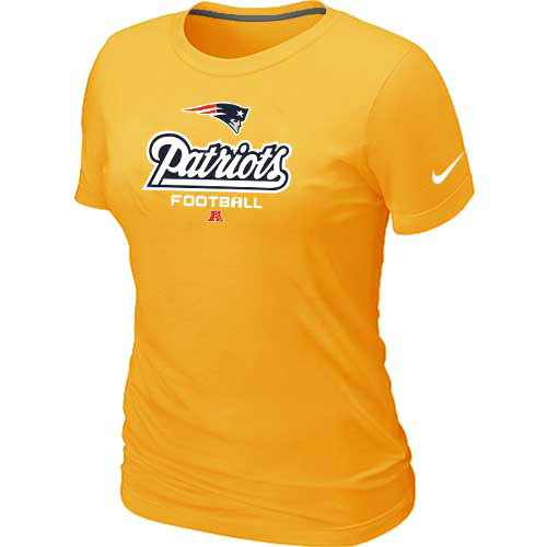 New England Patriots Yellow Women's Critical Victory T-Shirt,We sell and wholesale New England Patriots Yellow Women's Critical Victory T-Shirt on line form chian!