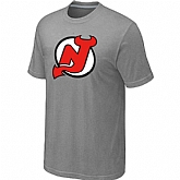 New Jerseys Devils Big & Tall Logo L.Grey T-Shirt,baseball caps,new era cap wholesale,wholesale hats