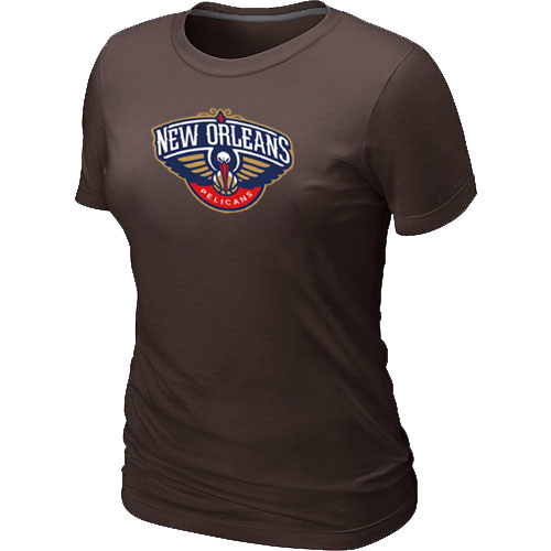 New Orleans Pelicans Big & Tall Primary Logo Brown Women's T-Shirt,We sell and wholesale New Orleans Pelicans Big & Tall Primary Logo Brown Women's T-Shirt on line form chian!