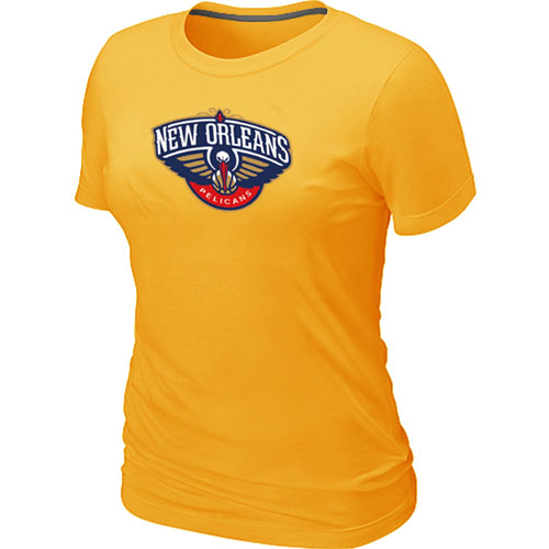New Orleans Pelicans Big & Tall Primary Logo Yellow Women's T-Shirt,We sell and wholesale New Orleans Pelicans Big & Tall Primary Logo Yellow Women's T-Shirt on line form chian!