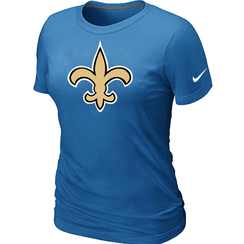 New Orleans Saints L.blue Women's Logo T-Shirt,We sell and wholesale New Orleans Saints L.blue Women's Logo T-Shirt on line form chian!