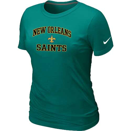 New Orleans Saints Women's Heart & Soul L.Green T-Shirt,We sell and wholesale New Orleans Saints Women's Heart & Soul L.Green T-Shirt on line form chian!