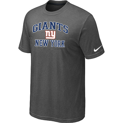 New York Giants Heart & Soul Dark grey T-Shirt,We sell and wholesale New York Giants Heart & Soul Dark grey T-Shirt on line form chian!