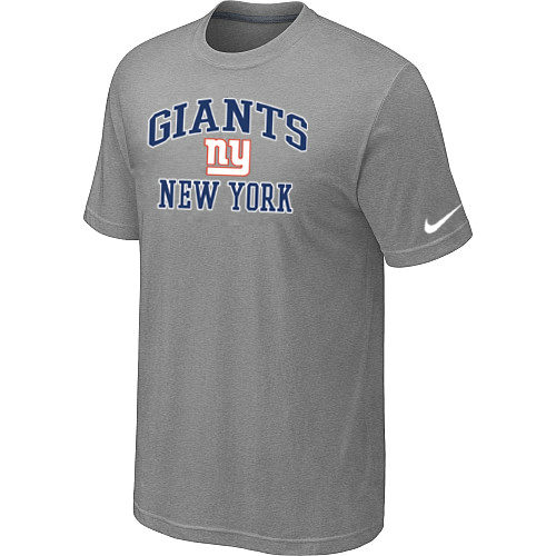 New York Giants Heart & Soul Light grey T-Shirt,We sell and wholesale New York Giants Heart & Soul Light grey T-Shirt on line form chian!