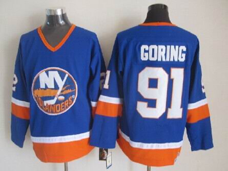 New York Islanders #91 Goring CCM Throwback Blue Jerseys,We sell and wholesale New York Islanders #91 Goring CCM Throwback Blue Jerseys on line form chian!