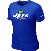 New York Jets Blue Women's Critical Victory T-Shirt