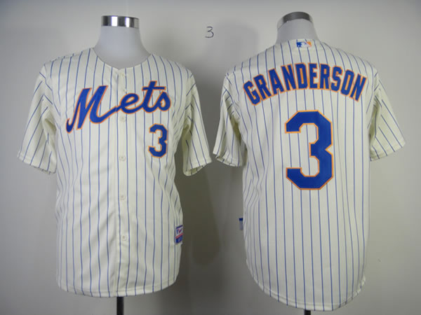 New York Mets #3 Granderson Cream With Blue Pinstripe Jerseys,We sell and wholesale New York Mets #3 Granderson Cream With Blue Pinstripe Jerseys on line form chian!
