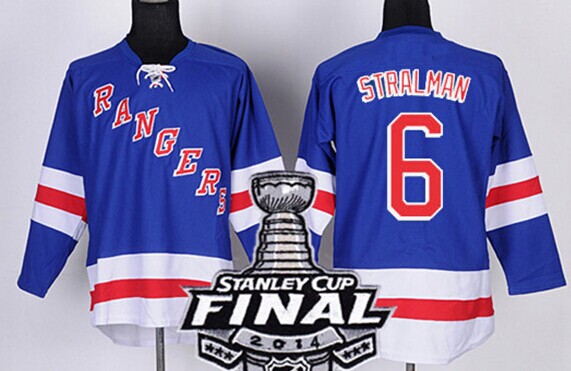 New York Rangers #6 Anton Stralman 2014 Stanley Cup Light Blue Jersey,We sell and wholesale New York Rangers #6 Anton Stralman 2014 Stanley Cup Light Blue Jersey on line form chian!