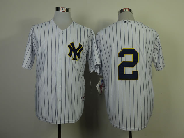 New York Yankees #2 Derek Jeter Fashion White Jerseys,We sell and wholesale New York Yankees #2 Derek Jeter Fashion White Jerseys on line form chian!