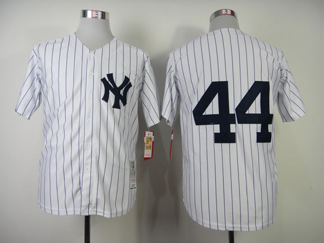 New York Yankees #44 Jackson White Pinstripe 1977 Throwback Jerseys,We sell and wholesale New York Yankees #44 Jackson White Pinstripe 1977 Throwback Jerseys on line form chian!