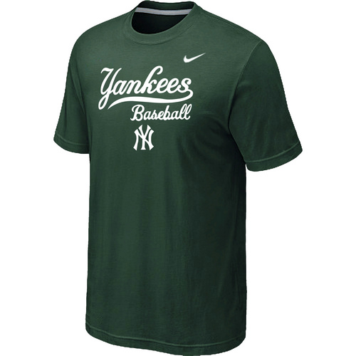 New York Yankees 2014 Home Practice T-Shirt - Dark Green,We sell and wholesale New York Yankees 2014 Home Practice T-Shirt - Dark Green on line form chian!