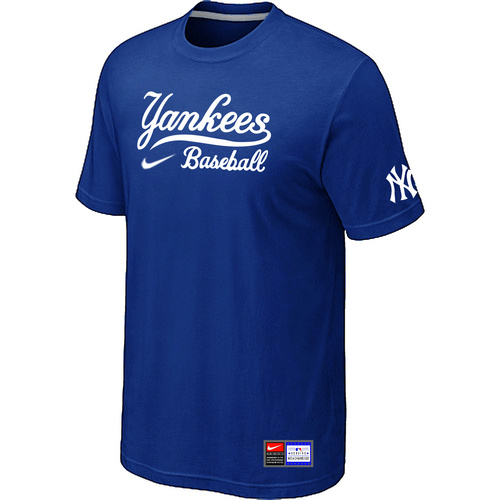 New York Yankees Blue Nike Short Sleeve Practice T-Shirt,We sell and wholesale New York Yankees Blue Nike Short Sleeve Practice T-Shirt on line form chian!