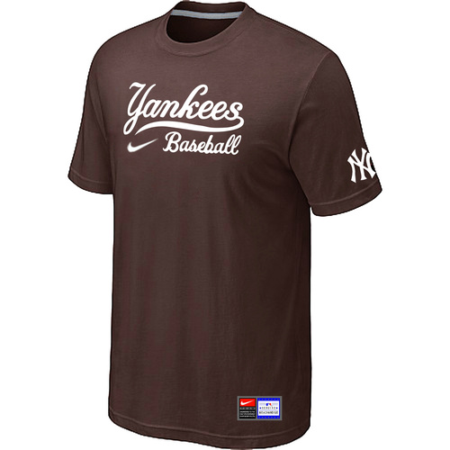 New York Yankees Brown Nike Short Sleeve Practice T-Shirt,We sell and wholesale New York Yankees Brown Nike Short Sleeve Practice T-Shirt on line form chian!