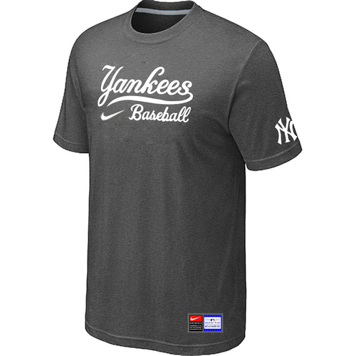 New York Yankees D.Grey Nike Short Sleeve Practice T-Shirt,We sell and wholesale New York Yankees D.Grey Nike Short Sleeve Practice T-Shirt on line form chian!