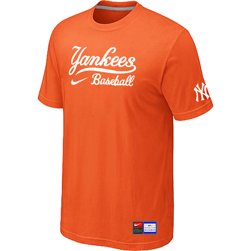 New York Yankees Orange Nike Short Sleeve Practice T-Shirt,We sell and wholesale New York Yankees Orange Nike Short Sleeve Practice T-Shirt on line form chian!