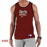 Nike Arizona Diamondbacks Home Practice men Tank Top Red,baseball caps,new era cap wholesale,wholesale hats