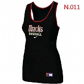 Nike Arizona Diamondbacks Tri-Blend Racerback stretch Tank Top Black,baseball caps,new era cap wholesale,wholesale hats