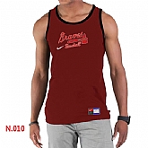 Nike Atlanta Braves Home Practice men Tank Top Red,baseball caps,new era cap wholesale,wholesale hats