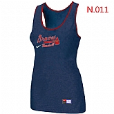 Nike Atlanta Braves Tri-Blend Racerback stretch Tank Top Blue,baseball caps,new era cap wholesale,wholesale hats