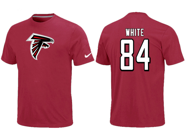 Nike Atlanta Falcons 84 white Name & Number T-Shirt Red,We sell and wholesale Nike Atlanta Falcons 84 white Name & Number T-Shirt Red on line form chian!