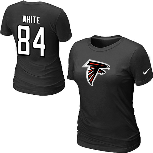 Nike Atlanta Falcons 84 white Name & Number Women's T-Shirt Black,We sell and wholesale Nike Atlanta Falcons 84 white Name & Number Women's T-Shirt Black on line form chian!