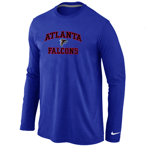 Nike Atlanta Falcons Heart & Soul Long Sleeve T-Shirt Blue,We sell and wholesale Nike Atlanta Falcons Heart & Soul Long Sleeve T-Shirt Blue on line form chian!