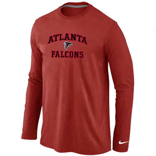 Nike Atlanta Falcons Heart & Soul Long Sleeve T-Shirt Red,We sell and wholesale Nike Atlanta Falcons Heart & Soul Long Sleeve T-Shirt Red on line form chian!