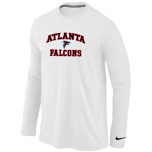 Nike Atlanta Falcons Heart & Soul Long Sleeve T-Shirt White,We sell and wholesale Nike Atlanta Falcons Heart & Soul Long Sleeve T-Shirt White on line form chian!