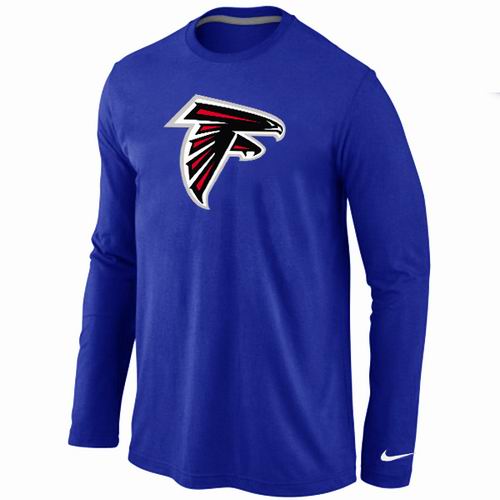 Nike Atlanta Falcons Logo Long Sleeve T-Shirt Blue,We sell and wholesale Nike Atlanta Falcons Logo Long Sleeve T-Shirt Blue on line form chian!