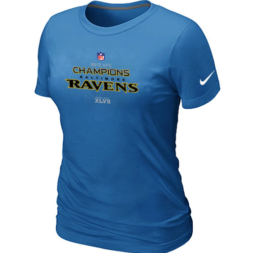Nike Baltimore Ravens 2012 AFC Conference Champions Trophy Collection Long Women's L.blue T-Shirt,We sell and wholesale Nike Baltimore Ravens 2012 AFC Conference Champions Trophy Collection Long Women's L.blue T-Shirt on line form chian!