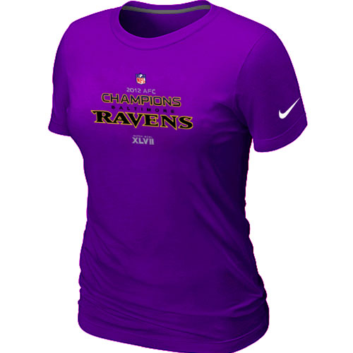 Nike Baltimore Ravens 2012 AFC Conference Champions Trophy Collection Long Women's Purple T-Shirt,We sell and wholesale Nike Baltimore Ravens 2012 AFC Conference Champions Trophy Collection Long Women's Purple T-Shirt on line form chian!